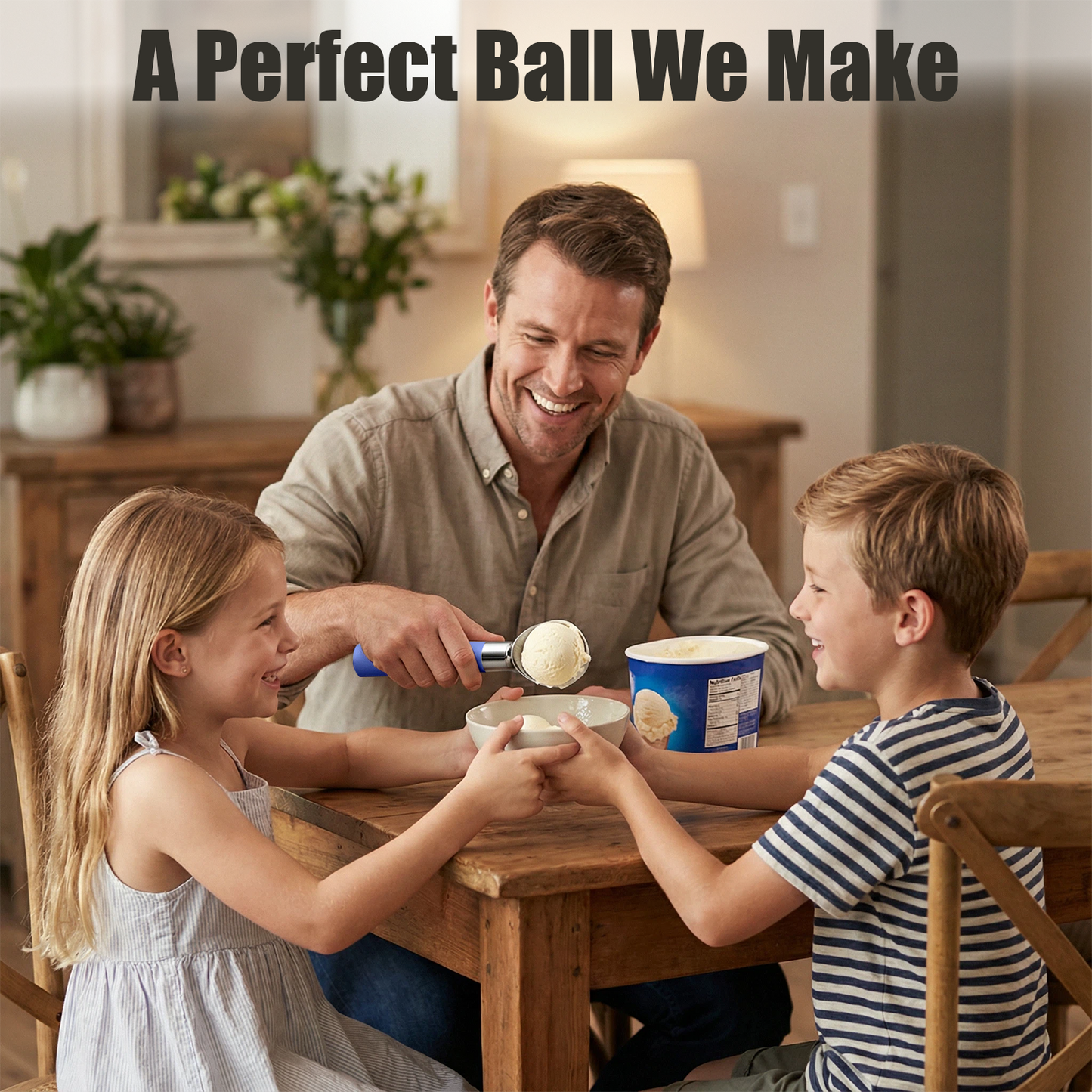 Professional Thermostatic Heated Ice Cream Scoop – Effortless Ice Cream Serving