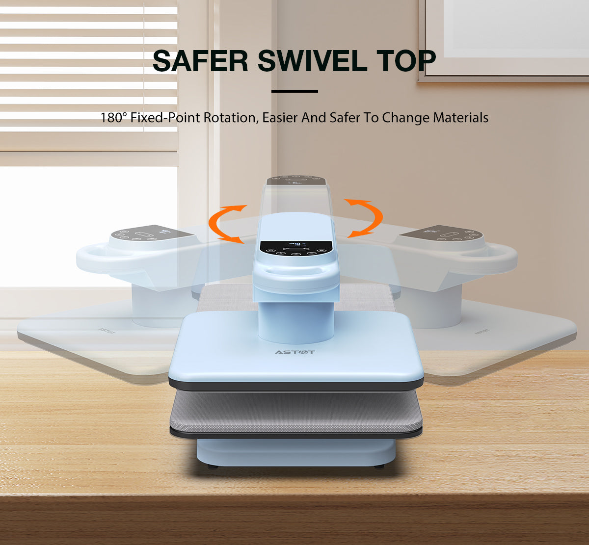 15"x15" Dual Station Automatic Heat Press Machine - Industrial Grade for Commercial Garment Production