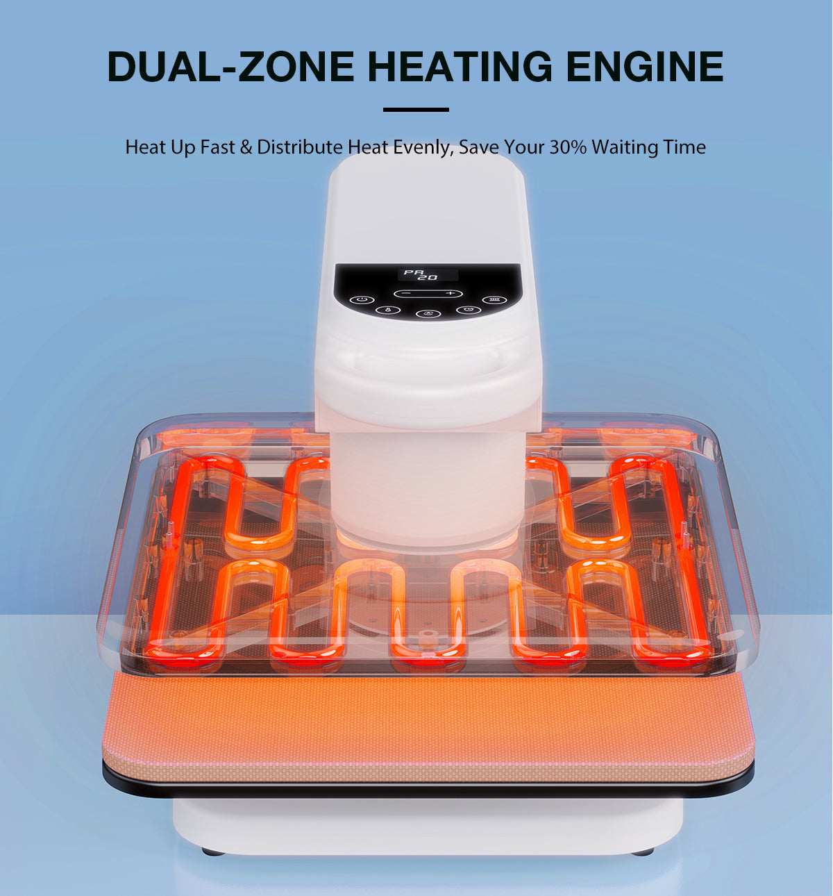 15"x15" Commercial Smart Auto Heat Press | Single Station