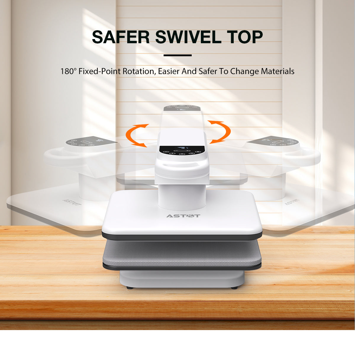 15"x15" Commercial Smart Auto Heat Press | Single Station