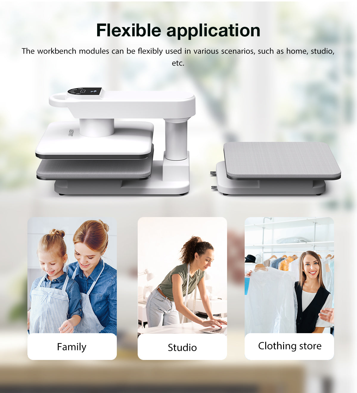 AP8-D Commercial Dual Station Automatic Heat Press | 15x15 Inch, 360° Swivel with Smart Pressure Control & Auto Release