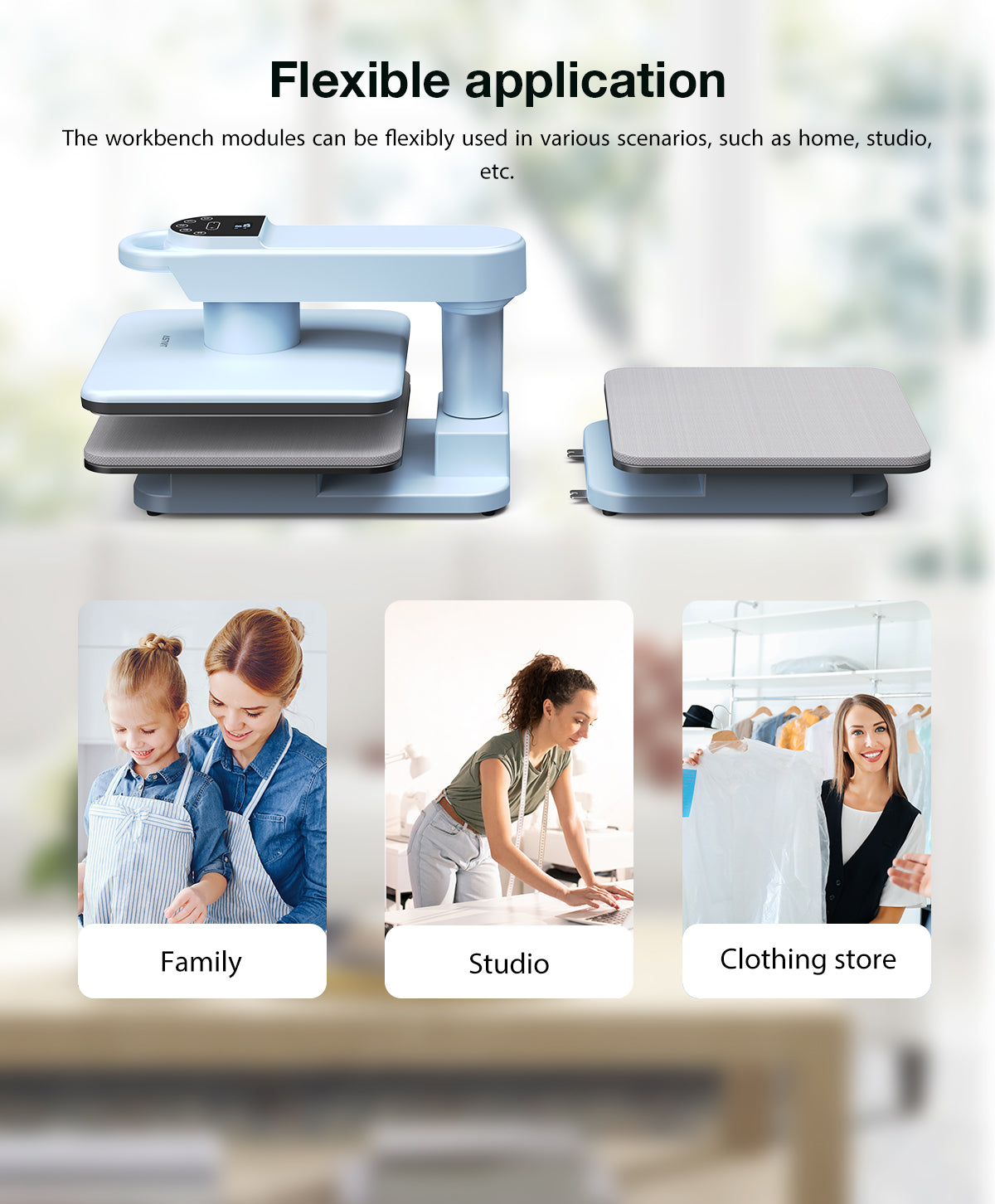 15"x15" Dual Station Automatic Heat Press Machine - Industrial Grade for Commercial Garment Production