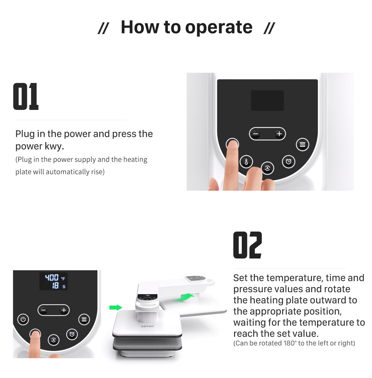 15"x15" Commercial Smart Auto Heat Press | Single Station