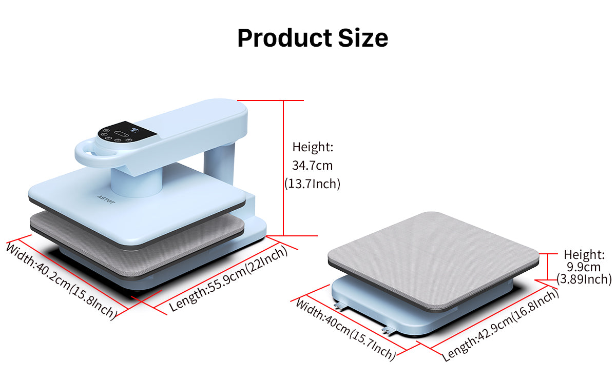 15"x15" Dual Station Automatic Heat Press Machine - Industrial Grade for Commercial Garment Production