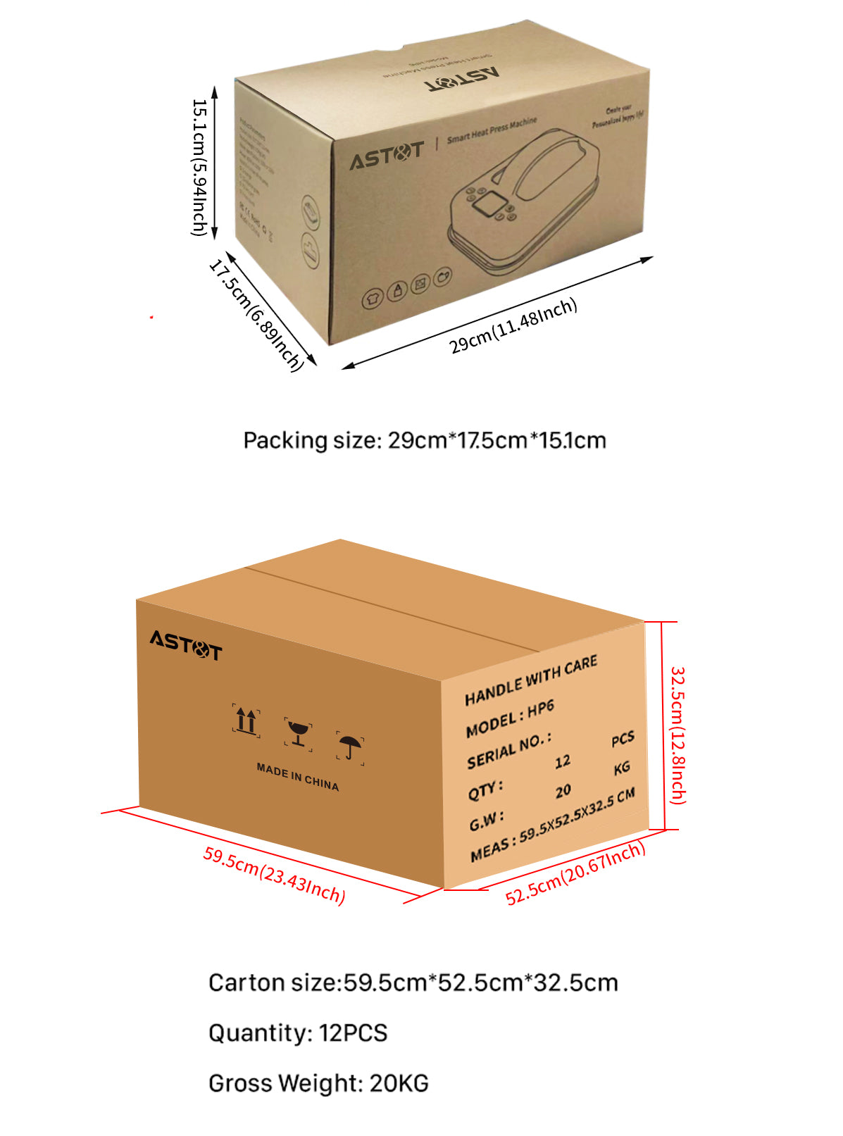 HP6 Smart Mini Heat Press 7"x4.8" | Portable Commercial-Grade Heat Press for Small Business &amp; Wholesale