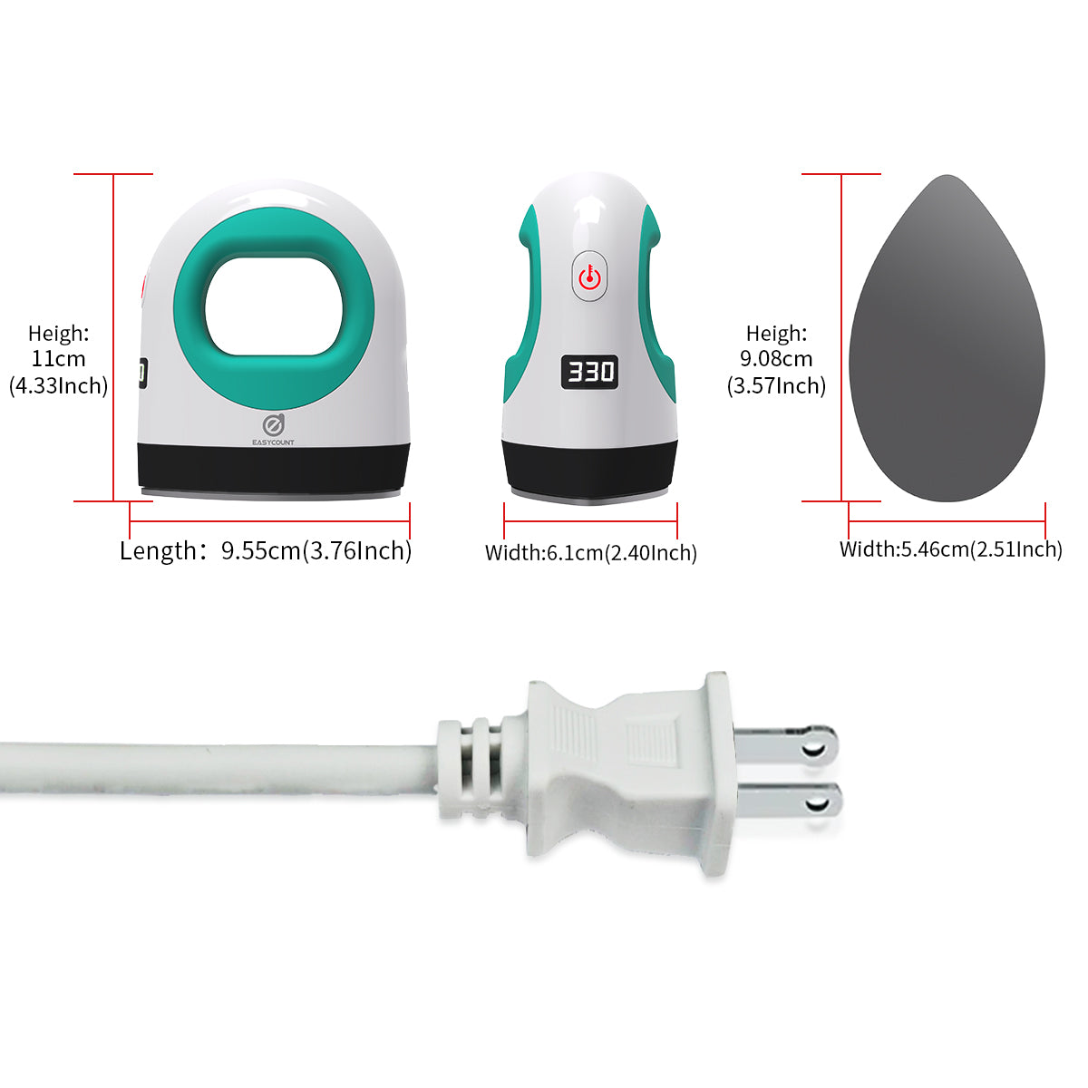 Mini Digital Heat Press | Commercial-Grade Portable Craft Press for Small-Batch Projects