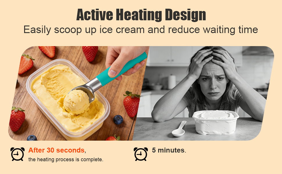 10.01 Commercial Thermostatic Heated Ice Cream Scoop
