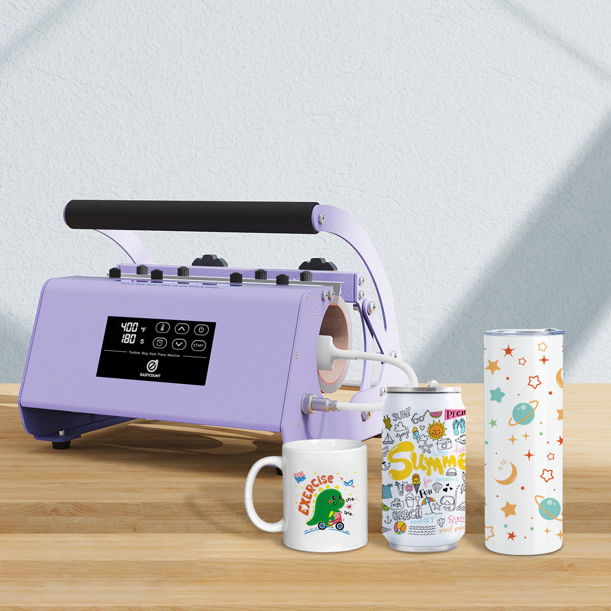 MPH2 Commercial Tumbler Heat Press - 11oz-30oz Universal Sublimation Machine for Custom Drinkware