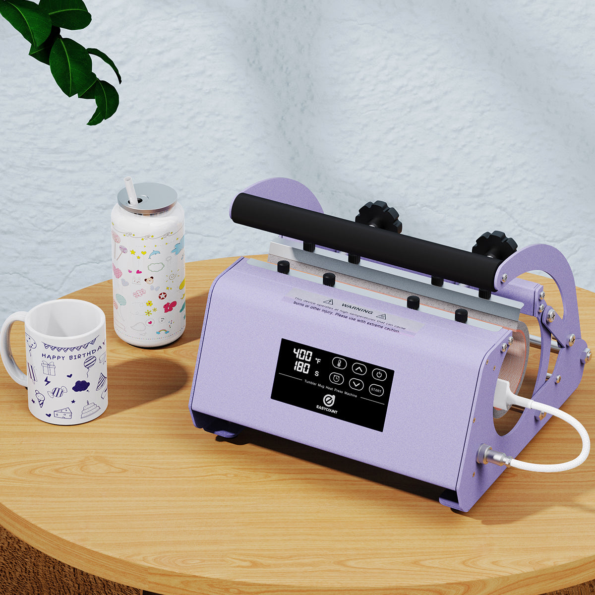 MPH2 Commercial Tumbler Heat Press - 11oz-30oz Universal Sublimation Machine for Custom Drinkware