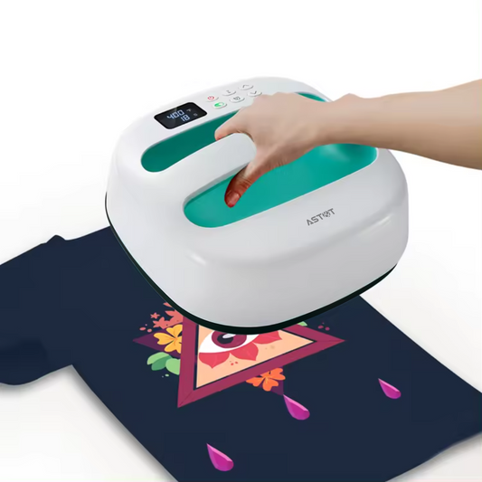 HP2 Heat Press Machine - Professional 400°F HTV Iron-On Heat Press for DIY & Small Business