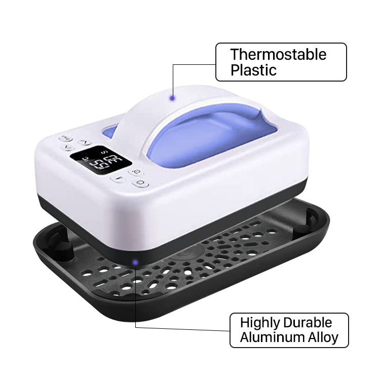 HP6 Smart Mini Heat Press 7"x4.8" | Portable Commercial-Grade Heat Press for Small Business &amp; Wholesale