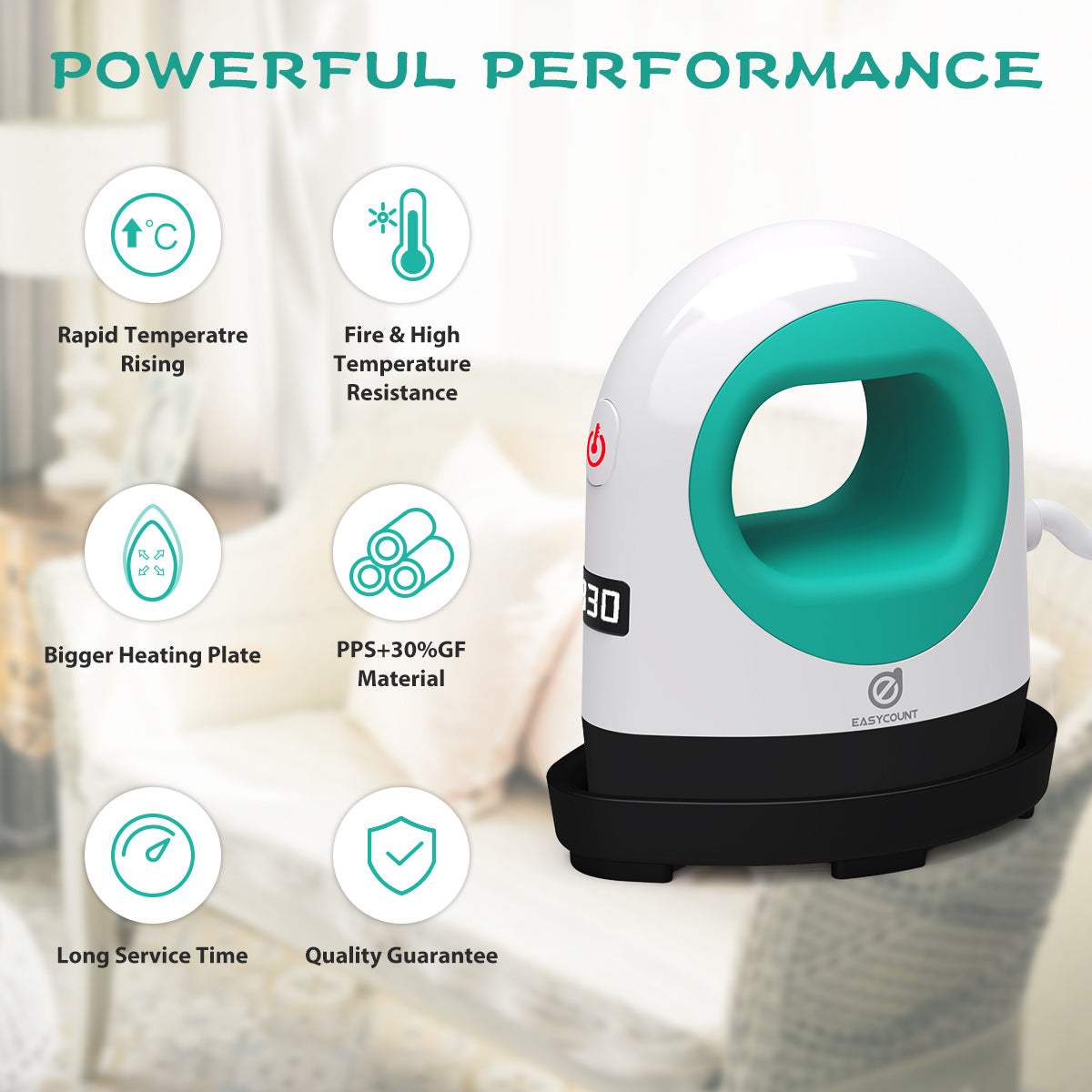 Mini Digital Heat Press | Commercial-Grade Portable Craft Press for Small-Batch Projects