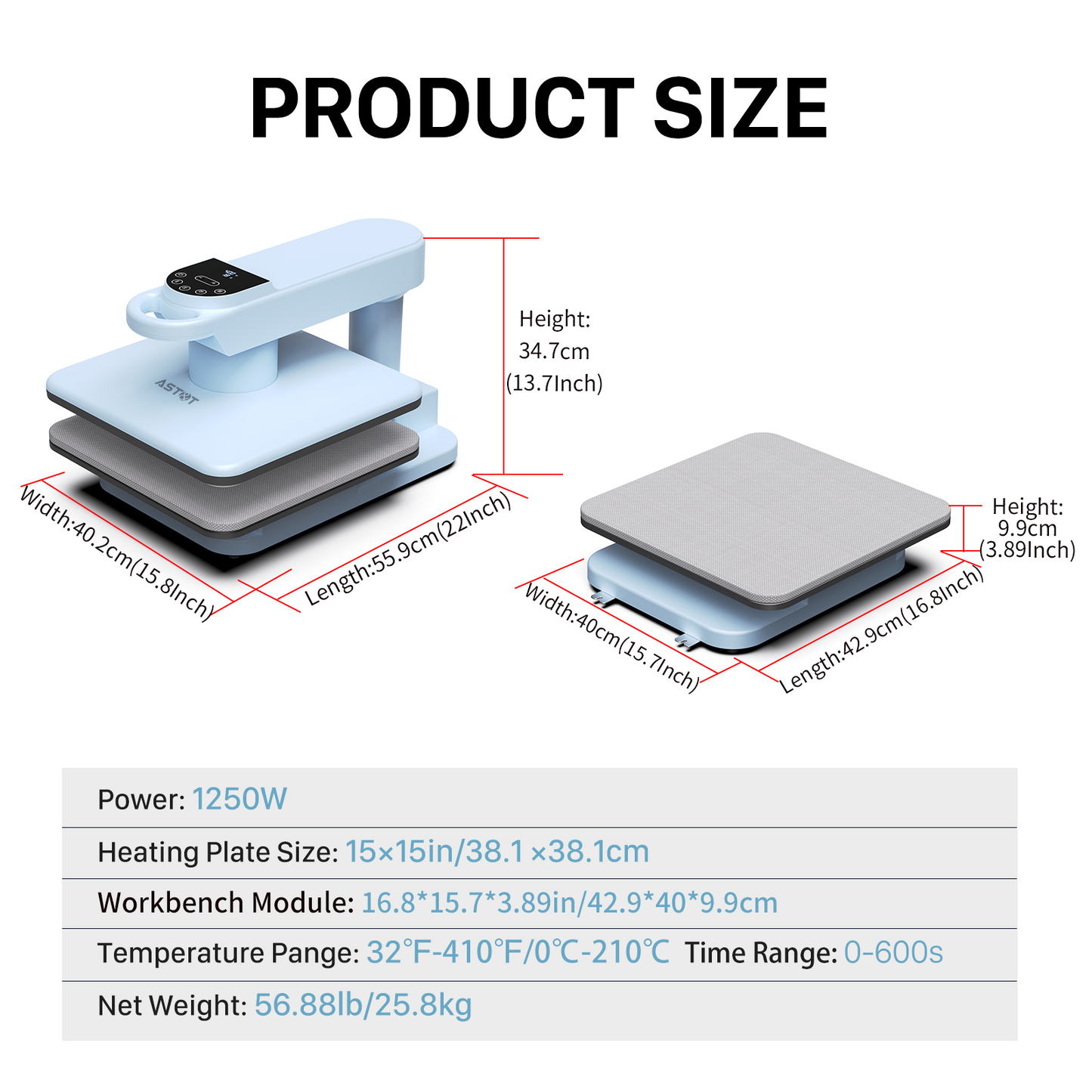 15"x15" Dual Station Automatic Heat Press Machine - Industrial Grade for Commercial Garment Production