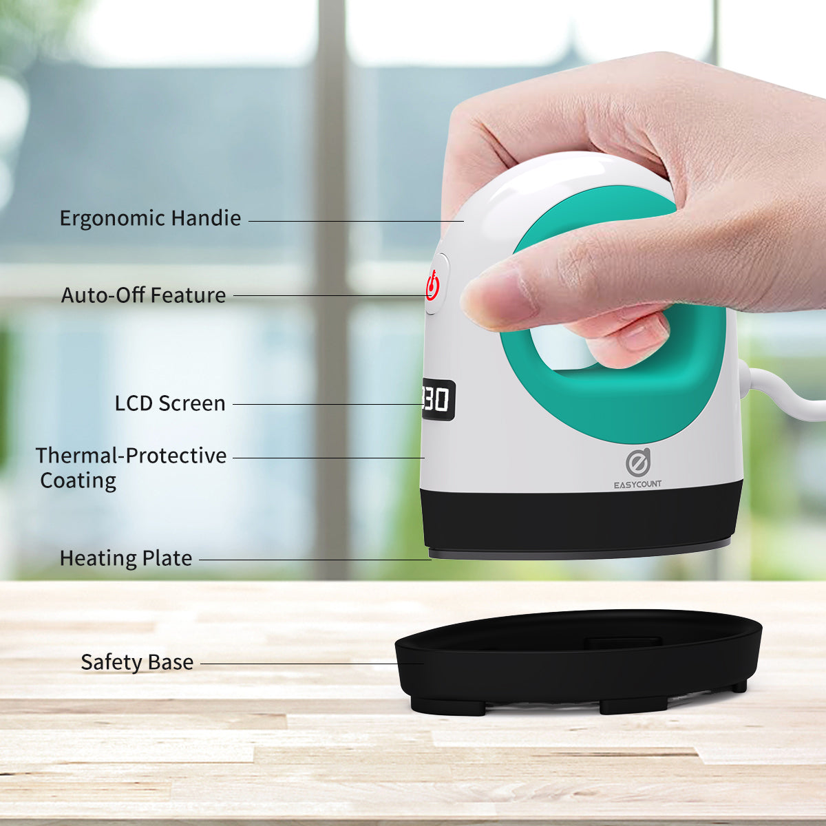 Mini Digital Heat Press | Commercial-Grade Portable Craft Press for Small-Batch Projects