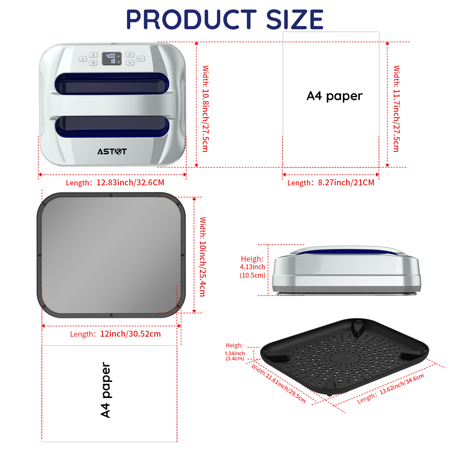 AST&T Smart Heat Press Machine (Model: HP3) – Professional HTV Heat Transfer for Small Businesses & Crafters