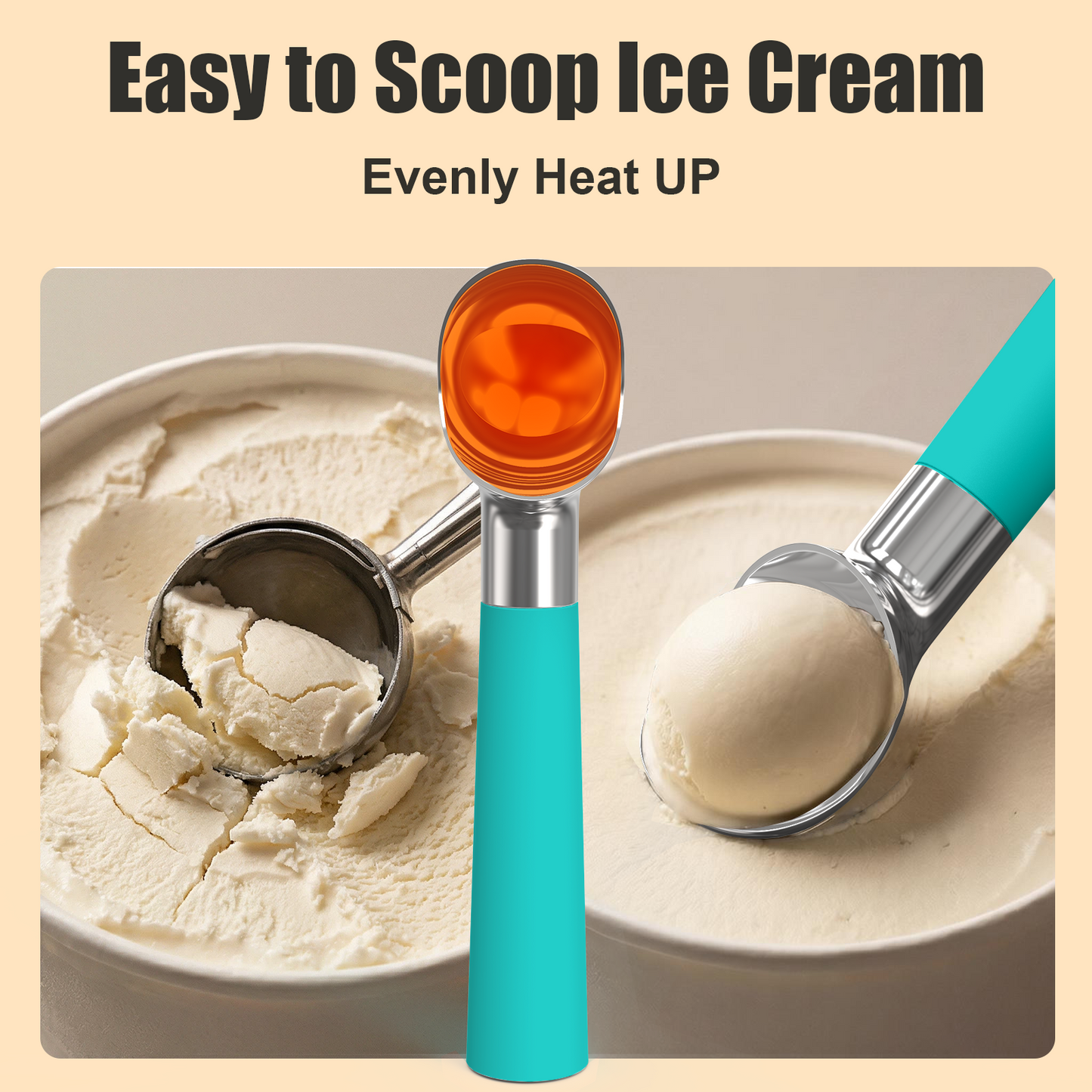 10.01 Commercial Thermostatic Heated Ice Cream Scoop
